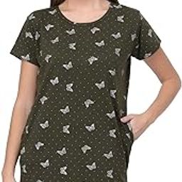 Women's Cotton Long Top with 2 Pockets-image-92