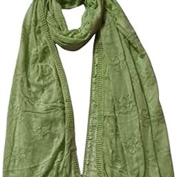 Women's Cotton Dupatta Soft & Lightweight Solid Chunni Stole for Ethnic Wear, Suits & Kurtis Elegant Traditional Scarf for Daily & Festive Use-image-2