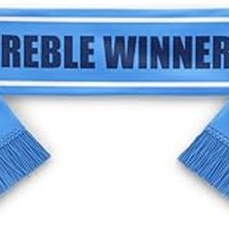 Man City Football Knitted Scarf, 100% Woolen, 48" x 7", Soft and Warm, with Hanger, Gift for Football Fans-image-85