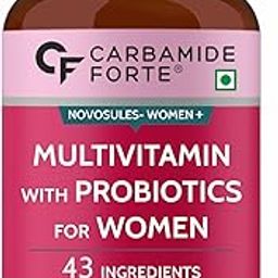 Carbamide Forte Multivitamin Tablets for Women | Multi Vitamin Women’s Wellness | Complete Multivitamin for Women with 43 Ingredients | Women Multivitamin Tablets for Energy & Health-100 Veg Tablets-18