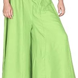 Women's Regular Fit Rayon Palazzo (Red, Maroon)-image-8