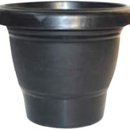 nelgates Black Plastic Flower Pot 9 Inch Pack of 3 Durable Planter for Indoor and Outdoor Gardening-image-91