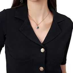 Crop Blazer with Button Detail Skirt-image-66