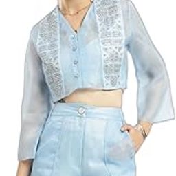 Women's 3 Piece Summer Song Embroidered Blazer Set || Open Front Single Breasted Relaxed Fit Shawl Collar || Long Sleeve Blazer and Solid Short Pants Suit Sets || Blazer for Women-1