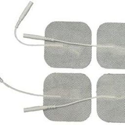 Therapist’s Choice 40 Electrode Pads Per Pack, Medical Grade for TENS and EMS Units Electrodes. 2"x2" Square, White Cloth Topping,100% Satisfaction Guarantee-picture-24