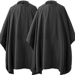 Borogo Professional Waterproof Hair Styling Cape Nylon Haircuting Salon Cape Gown Hair Salon with Snap Closure - 50" x 60" 2-Pack-image-60