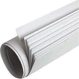 White Chart Sheets | Pack of 20 | A1 Size | Pastel Sheet | Poster Sheets | 220 GSM Paper | Big/Full Size | Unruled | Plain | Used in Art and Craft-image-44