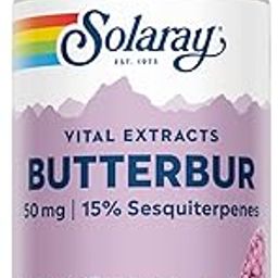SOLARAY Butterbur Extract 50 mg -60 Vegetarian capsules-17