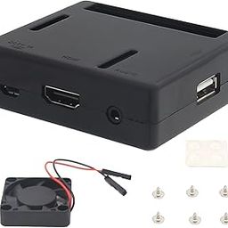 eleUniverse Raspberry Pi 3A+ ABS Case with Cooling Fan Compatible with Raspberry Pi 3 Model A+ Plus/Raspberry Pi 1 Model A+-22