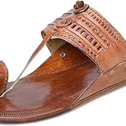 Mens Ethnic Leather Kolhapuri Slippers for Mens | Leather Kolhapuri Chappal For Men | Best For Kurta Pajama |Sherwani | Indo western-image-64