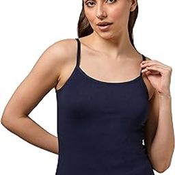 Ultra Soft Cotton Spandex Regular Fit Spaghetti Camisole for Women-image-107