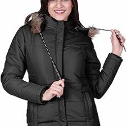 Latest Full Sleeve Puffer Winter Jacket for Women and Winter Jacket for Girl. Sweater Jacket/Fur Jacket/Water Resistant Jacket for Woman with Hood for keep you warm and comfort.-image-3