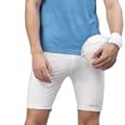 JUMP USA Men White Rapid Dry-Fit Solid Training Short Tights-picture-22