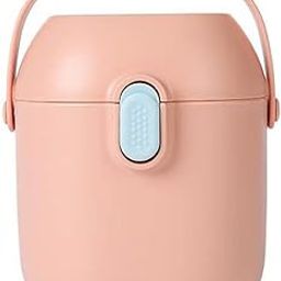 Mini Baby Portable Baby Formula Dispenser, Travel Milk Powder Formula Container with Scoop, Scrapers, Seal & Handle,Milk Powder Dispenser for Baby (Pink)-13