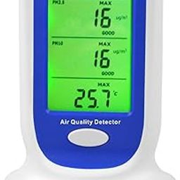 Air Quality Detector, PM2.5/PM10 Monitor, LCD Display, Temperature and Humidity Sensor, G-TECH AQ-1063, Sold by Techno Instruments, BANGALORE-17