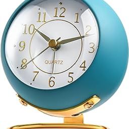 Kadio Classic Table Alarm Clock - Blue | Battery Operated Silent Operation Non-Ticking Alarm Clock with Backlight HD Glass | Stylish Snooze Clock for Bedroom, Home, Kitchen & Indoor Use-picture-26