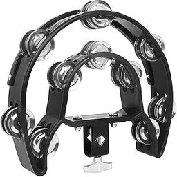 LOOM TREE® Hi Hat Tambourine Mountable Percussion Accessories For Kids Adults Ktv Party | Percussion | Hand Percussion | Tambourines-picture-15