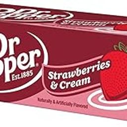 Dr Pepper & Strawberries & Cream Soft Drink, Each 340ml (Pack Of 12)-picture-25