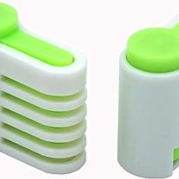 SYGA Set of 2 DIY Cake Slicer, Stratification Auxiliary, Bread Slice, Toast Cut, 5 Layers Leveler Slicer, Kitchen Fixator Tool(Green)-image-18