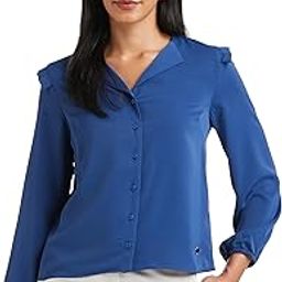 Women's Regular Fit Solid Full Sleeve Casual Shirt-image-94