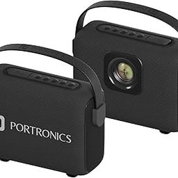 Portronics Resonate 14W Portable Bluetooth Speaker With LED Sunset Projection Lights, Upto 5 Hours Playtime, Bluetooth 5.3V, TWS Function, Handsfree Calling, Leather Handle, Type C Fast Charging-Black-17