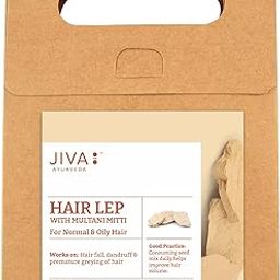 Jiva Ayurveda Hair Lep With Multani Mitti 100gm | 100% Pure & Natural | Cleans Scalp, Nourishes Hair, And Promotes Hair Growth | Treats Hair Fall And Brittle Hair And Imparts Glow (Pack Of 1)-4