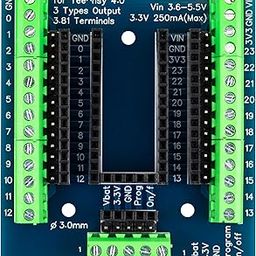 Breakout Board for Teensy 4.0 Module 33 Pins 3.81mm / 0.15" Screw Terminal Expansion Board 3 Types Output Compatible for Arduino-15