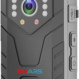 SMARS 4K Wearable Body Worn Camera with Audio Video Recording for Security Guard Law Enforcement Body Worn Camera Recorder-12