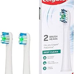 Colgate Proclinical 150 Battery Powered Toothbrush Refill Heads, Pack of 2, Electric Brush Heads with Soft Bristles Gentle on the Gums, Fits any Colgate Proclinical Electric Toothbrush-22