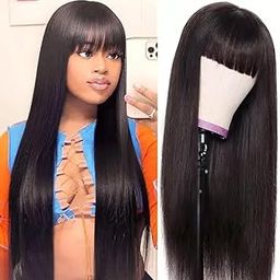 VIEWS Charming Long Straight Wigs for Women Daily Use Natural and Healthy 20" Brown-image-110