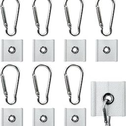 CALANDIS™ Awning Hooks Portable for Party Indoor and Outdoor Decoration Travel White and Silver | Tent & Canopy Accessories | Tents & Canopies | & Hiking | Outdoor Sports-image-0