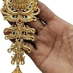 KGR Splash Jada billai Antique Traditional Jada set|Jade Choti Multi Bridal wear hair accessories| Jewellery-image-3
