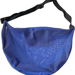 SAZ DEKOR Basketball Carry Bag Balls Holder ghtweight Storage Outdoor Ball Bags Mesh Blue-picture-13