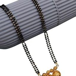 Women’s Gold-Plated Multiple Strand Mangalsutra | Traditional Short Mangalsutra Necklace | Alloy Base, Adjustable Fit, Traditional Jewelry For Women-image-30
