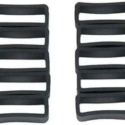 ATORSE 2x10x Siliccone Watch Band Replacement Sport Braclet 24MM Black 28mm-image-36