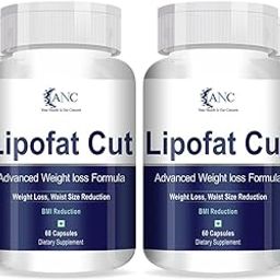 Lipofat Cut Advanced Weight Loss Formula Support Weight Loss, Veg Dietary Supplement, Weight Management, Garcinia Cambogia Extract 60 Capsules-Pack of 4-image-60