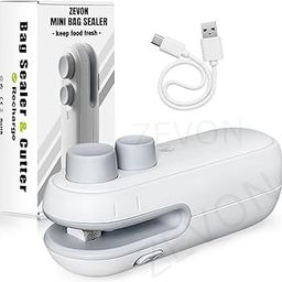 ZEVON Portable Mini Sealing Machine, Handheld Packet Sealer for Food, Snacks, Chips, Fresh Storage, Plastic Bags Sealing Machine-picture-28