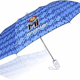 IPL 2023 MI Mumbai Indians 21 Inch 2 Fold Auto open Umbrella | Men & Women | Royal Blue Color-49