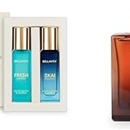 Bella Vita Luxury Skai Aquatic EDC & Fresh EDT Unisex Combo with BergamotYlang YlangPink PepperLong Lasting Fragrance ScentPack of 2 20Ml Each OUD PARFUM Intense Unisex Perfume-image-57