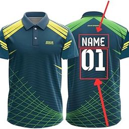 Dika Sports Custom Jersey Cricket t-Shirt Training Cricket Jersey for Men t Shirts | 2 Year to 5XL-image-23