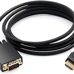 Imaashi HDMI to VGA Adapter Cable, Gold-Plated Active Converter (Male to Male) – 1080p Full HD for PC, Laptop, Mac, Windows – 1.8m/6ft-image-4