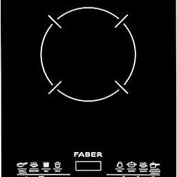 Faber Remo 1800W Induction Stove | 8 Auto-Cook Functions, Auto Pan Detection, Preset Timer, Overheat Protection | Shock-Proof Body, Black Crystal Glass, Soft-Touch Control, LED Display | (Black)-32