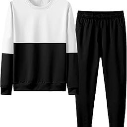 Track suit for Men (THC-F19_TRACKSUIT_WHITE-BLACK_XXL)-image-91