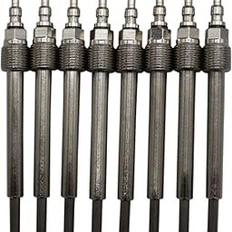CALANDIS™ 8Pcs Glow Plug Sturdy Replacement for Ford F-250 Super Duty 6.0L 04-06-4