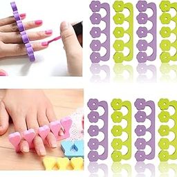 Foot Finger Separator - Premium Pedicure Tool Kit 8 Pieces, Foot Finger, Toe Spacer - Support Super Soft & Durable, Toe Thumb Straightener for Men and Women-picture-37