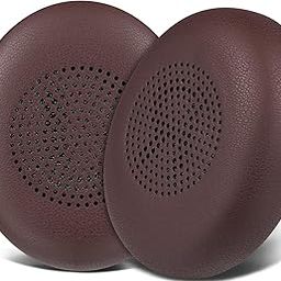 SOULWIT Earpads Replacement for Jabra Evolve2 65 (Evolve 2 65MS 65UC MS UC)/Evolve2 40 (40UC 40MS USB)/Elite 45h On-Ear Wireless Headset, Ear Pads Cushions with Softer Protein Leather - Dark Coffee-image-64