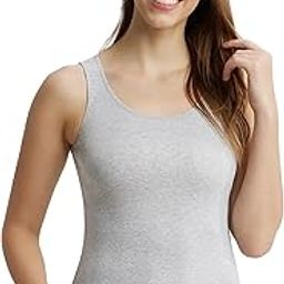 1535 Women's Super Combed Cotton Rib Fabric Slim Fit Inner Tank Top with Stay Fresh Treatment-image-49