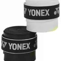 YONEX Tech-501B Synthetic Badminton Over Grip (Pack of 2), Black,White-picture-20