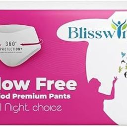 BlissWings Premium Period Pants for Women (XL), 6 Count | Leak-Proof, Ultra-Soft, Disposable Menstrual Underwear for Heavy Flow | Rash-Free, Odour Control White-image-65
