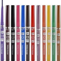 Multicolored Pencil Eyeliner (Set of 12) Kajal-19